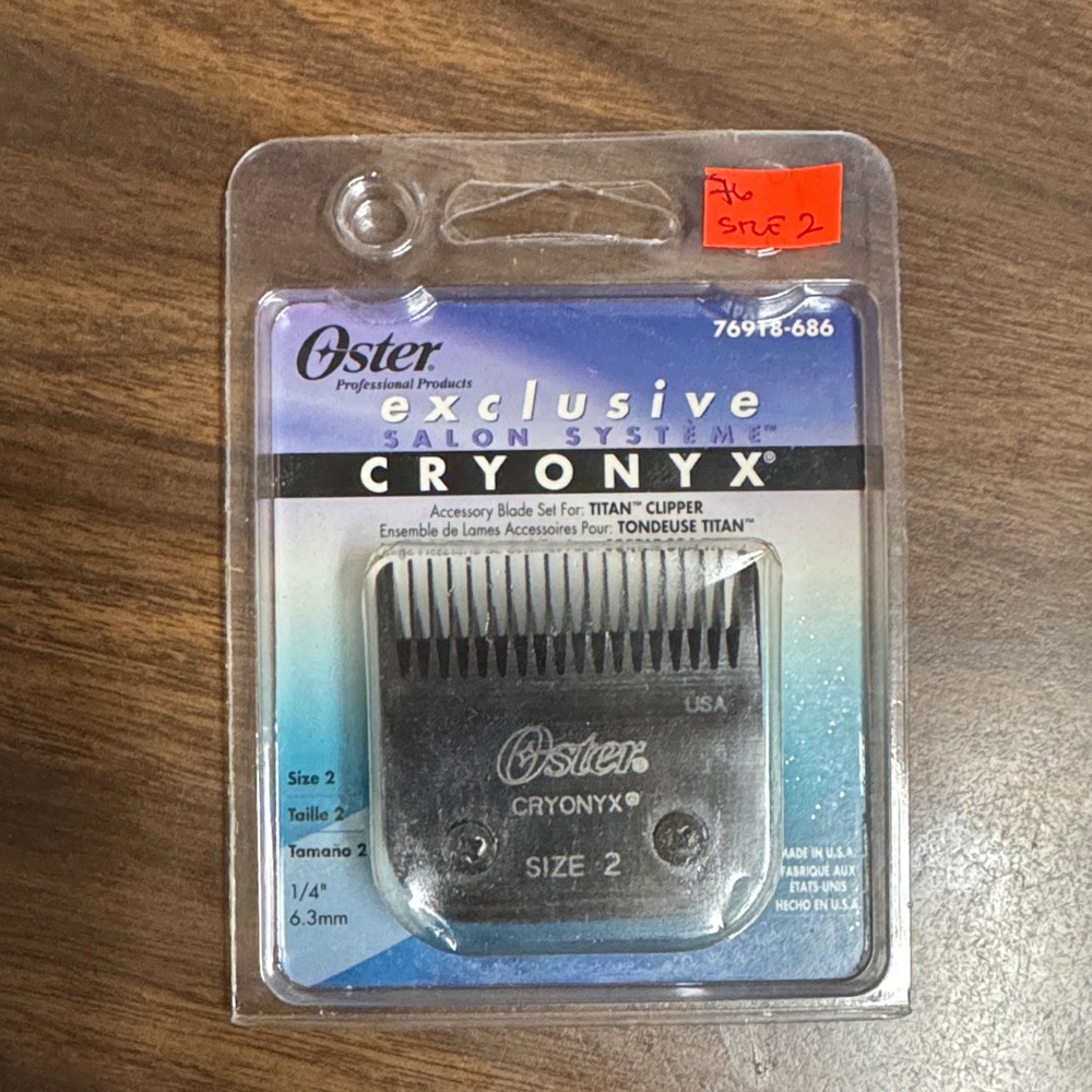 Oster Cryonyx Clipper Blade in Black